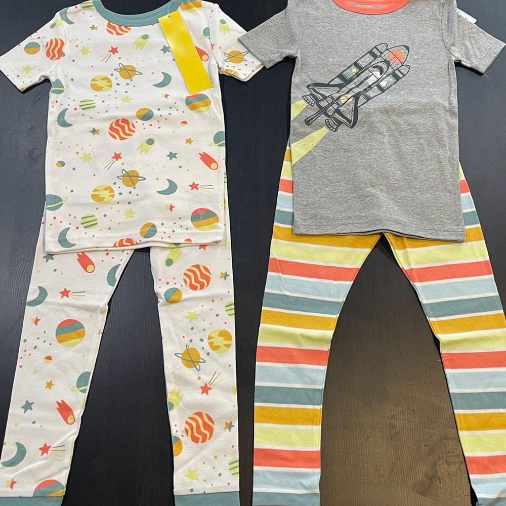 Cat and Jack sleepwear astronaut set of 2